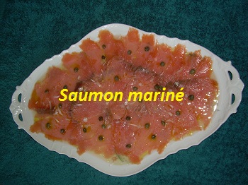 Salmone marinato